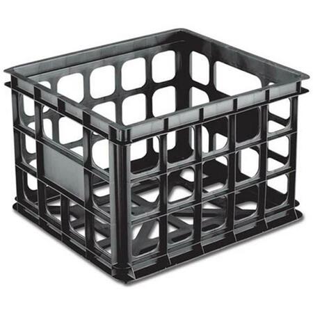 DWELLINGDESIGNS Storage Bin, Black, 6 PK DW83473